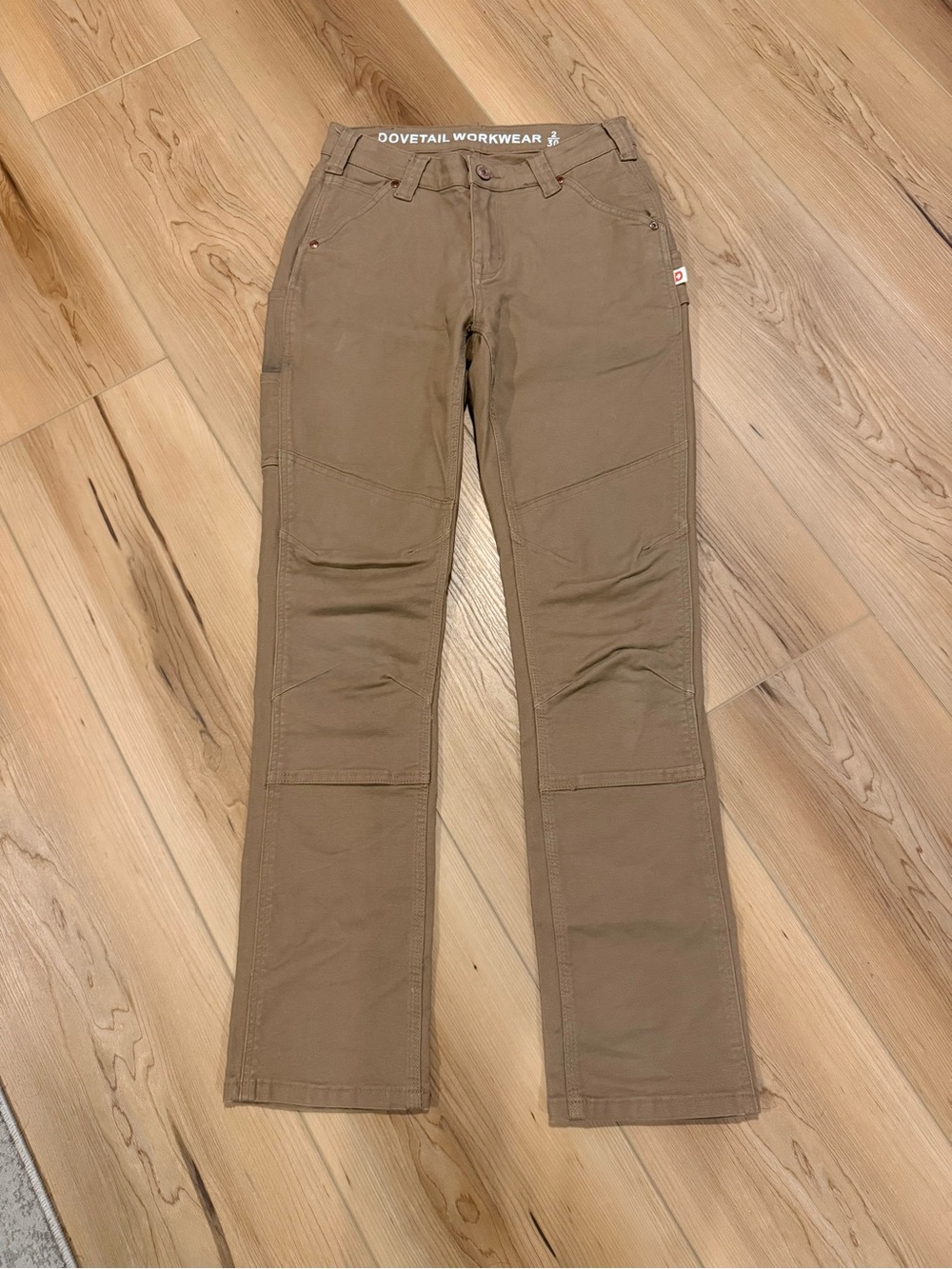 Dovetail Workwear Go To pants in tan size 2